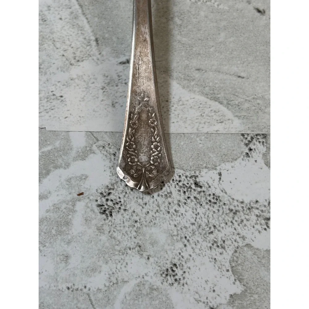 Vintage Hotel Bigelow‎ Ogden Utah Floral Dinner Spoon Tableware Collectible